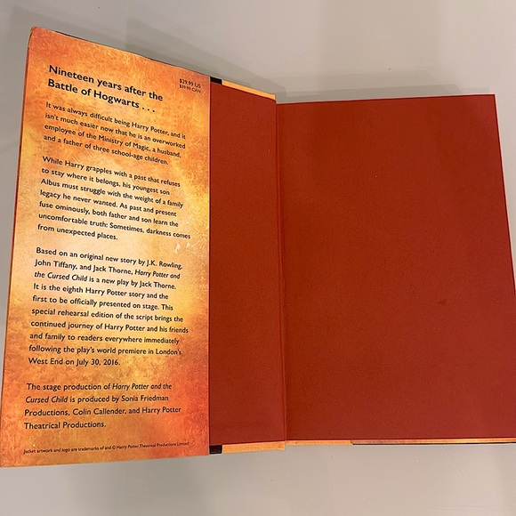 Harry Potter and the Cursed Child parts 1&2 SPECIAL REHEARSAL EDITION SCRIPT - Picture 6 of 13